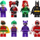Catwoman Robin Harley Quinn Joker Minifigures Lego Compatible Batman movie Set