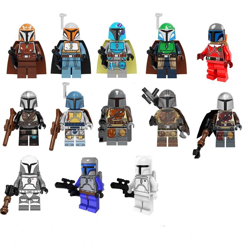 13pcs Mandalorian Minifigures Lego Compatible The Mandalorian Season 1