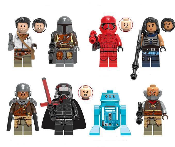 Star Wars Minifigures Poe Dameron Kara Dunn Raider Lego Compatible Toy