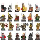 Medieval Soldiers Minifigures The Crusaders Roman Legions Lego Minifigures Compatible
