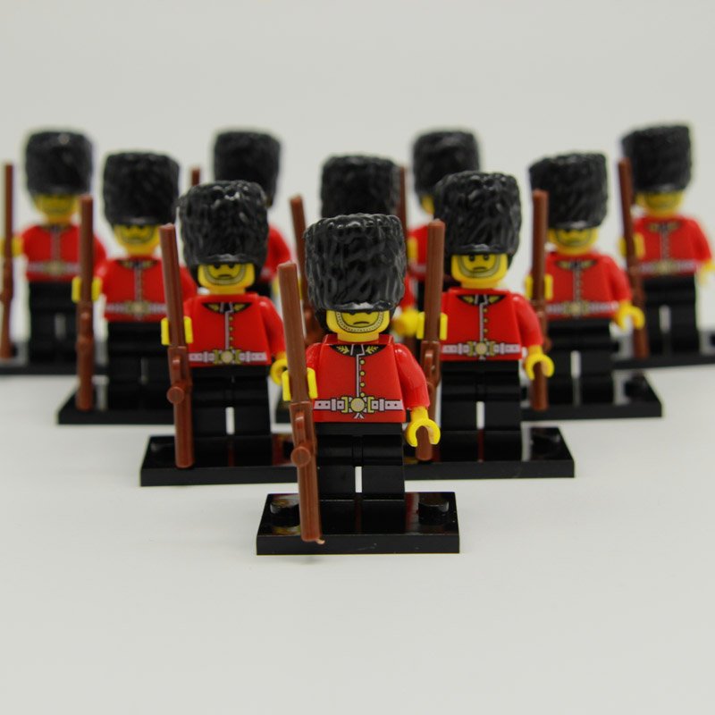 British Royal Guard Minifigures Lego Compatible WW2 British soldier