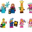 The Moveie 2 Hula Lula Lucy Candy Rapper Kitty Pop Star Minifigures Lego Compatible Toy