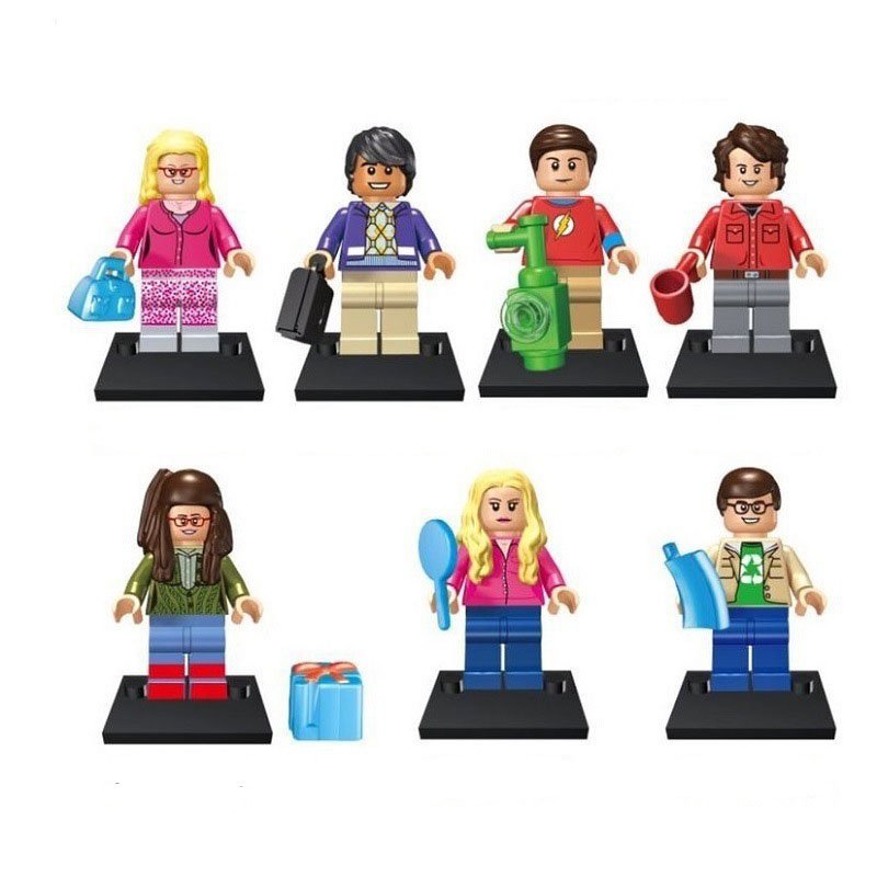 lego minifigures big bang theory