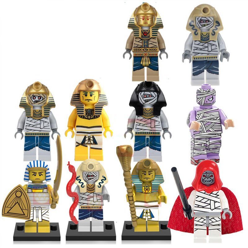 Pharaoh mummy Minifigures Lego Compatible The Mummy Minifigure