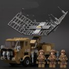VHF radar Truck soldier Minifigures Lego Compatible Military Weapon