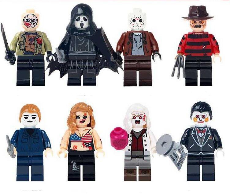 A Nightmare on Elm Street Jason Minifigures Lego Compatible Halloween Set