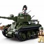 WW2 Soviet Union BT-7 Light Cavalry Tank Lego Compatible Tank Set