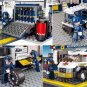 City Formula Prix Indy Racer Car Factory Garage Pit Lego Compatible Toy