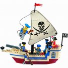 Pirates of the Caribbean Ship Treasure Boat Battle Vessel Lego Compatible Pirates of Barracuda Bay