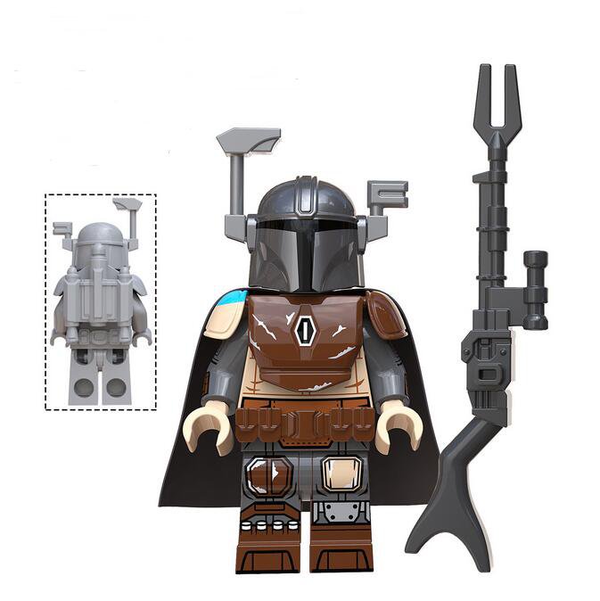 Bounty Hunter Mandalorian battle armor Minifigures Lego Compatible Star Wars Minifigure