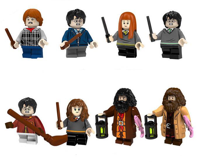 Ron Weasley Ginny Weasley  Rubeus Hagrid Minifigures Lego Compatible Harry Potter Minifigure