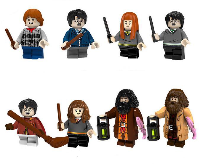 Ron Weasley Ginny Weasley Rubeus Hagrid Minifigures Lego Compatible ...