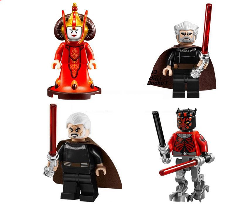 Star Wars Attack of the Clones Movie Character Minifigures Lgeo Compatible Toy