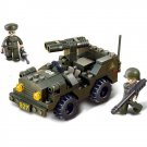 WW2 America Willys MB Jeep Soldier Lego Compatible Army Military Minifigures