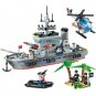 Army Navy Missile Battleship Vessel Ship Soldier Lego Compatible WW2 Military Toy