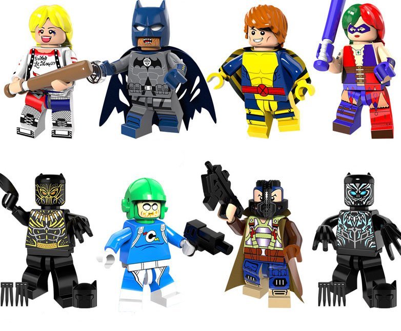 Bane Jaguar Harley Quinn Banshee Minifigures Lego Compatible Super ...