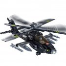 America AH-64 helicopter gunship Minifigures Lego Compatible Military Helicopter