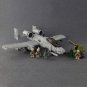 America Thunderbolt II A-10 Attack Plane Soldier Minifigures Lego Compatible Military Plane