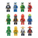12pcs Ninjago Kai Avatar Lloyd Avatar Jay Avatar Minifigures Lego Compatible Ninjago Season 12