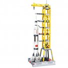 Spaceflight Rocket Launcher Minifigures Lego Compatible Apollo Rocket