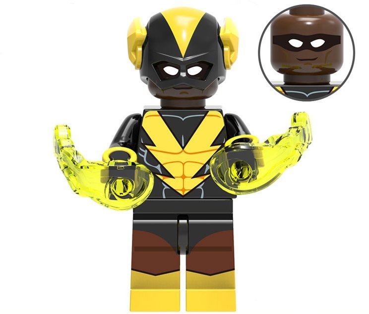 Black Vulcan Minifigures Lego Compatible DC Super Friends Minifigure