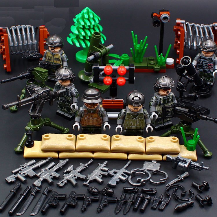 Britain Special Air Service SAS Minifigures Lego Compatible Military Soldiers
