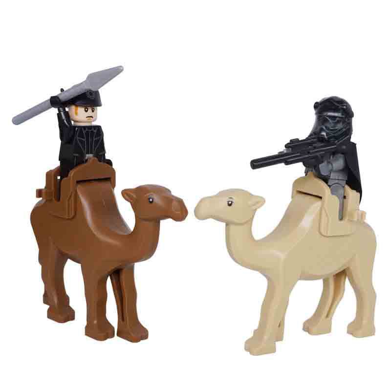 First Order Officer vs. First Order pilot Camel Minifigures Lego Compatible Star Wars Set