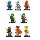 Pyro Snake Gold Pyro Snake Nya Cole Brown Minifigures Lego Compatible Ninjago Season 11