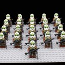 Clone Commander Gree Corps Minifigures Lego Compatible Star Wars Set