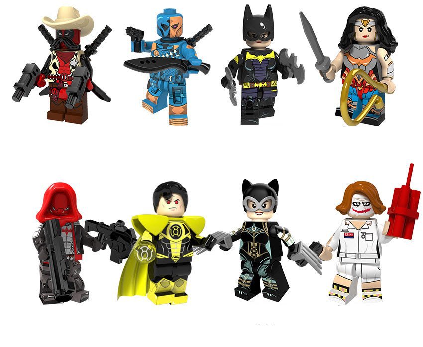 Wonder Woman Batgirl Harley Quinn Catwoman Minifigures Lego Compatible 