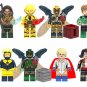 Booster Gold Power Girl Katana Parademon Minifigures Lego Compatible Super Heroes Set