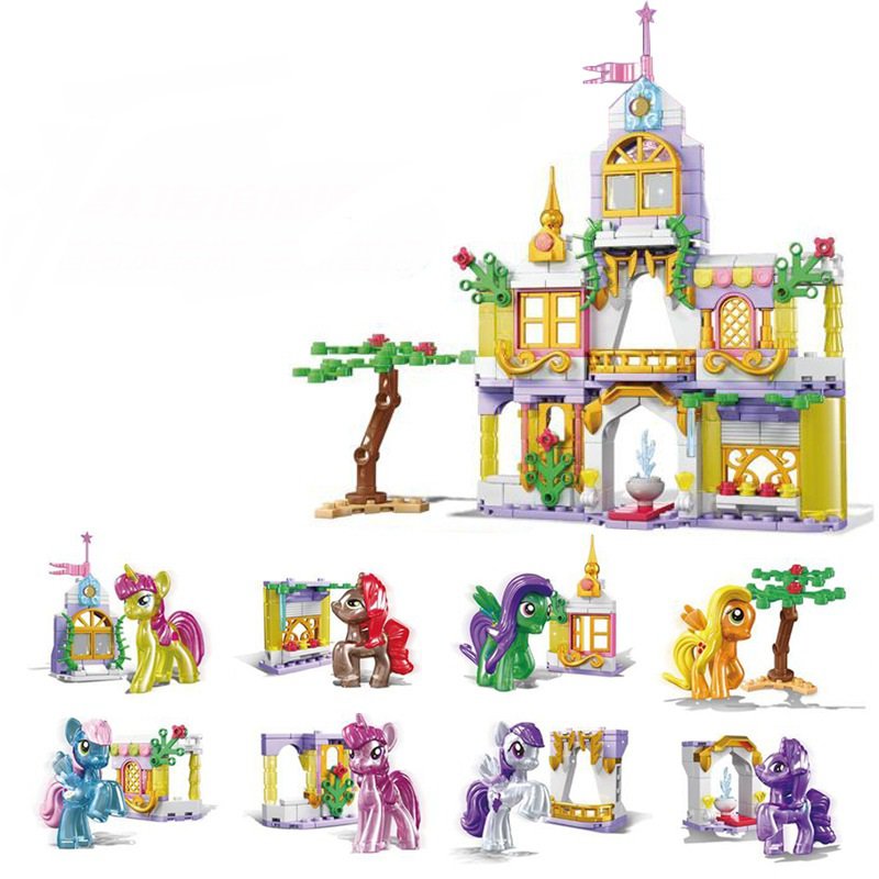 my little pony castle 80s