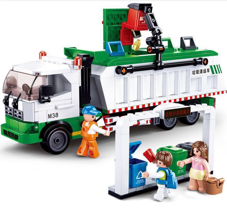 lego city garbage truck images