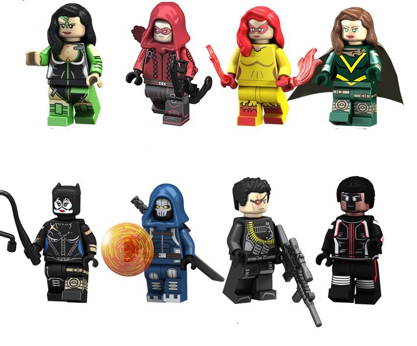 Phoenix Firestar Hope Summers Taskmaster Minifigures Lego Compatible ...