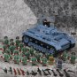 WW2 Germany Tiger I Tank Corps Minifigures Lego Compatible Tank Set