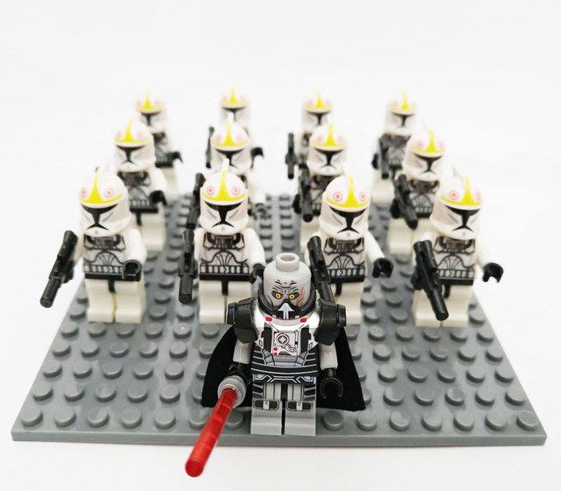 13pcs Clone Trooper Pilot Sith Lords Minifigures Lego Compatible New Star Wars