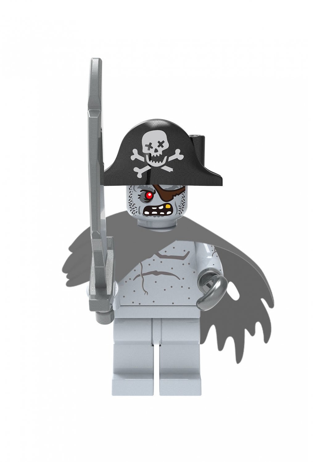 Salazar Ghost Captain Minifigures Lego Compatible Pirates of the Caribbean 5