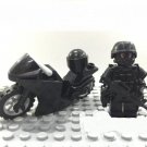 Heavy SWAT Motorcycle Riot Police Minifigures Lego Compatible City Police Set