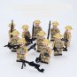 WW2 North African Campaign British Army Commando Minifigures Lego Compatible Toy
