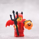 Little Devil Jack-o'-lantern Minifigures Lego Compatible Halloween Minifigure