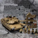 America M1A2 Abrams Main Battle Tank Soldier Minifigures Lego Compatible Tank Set