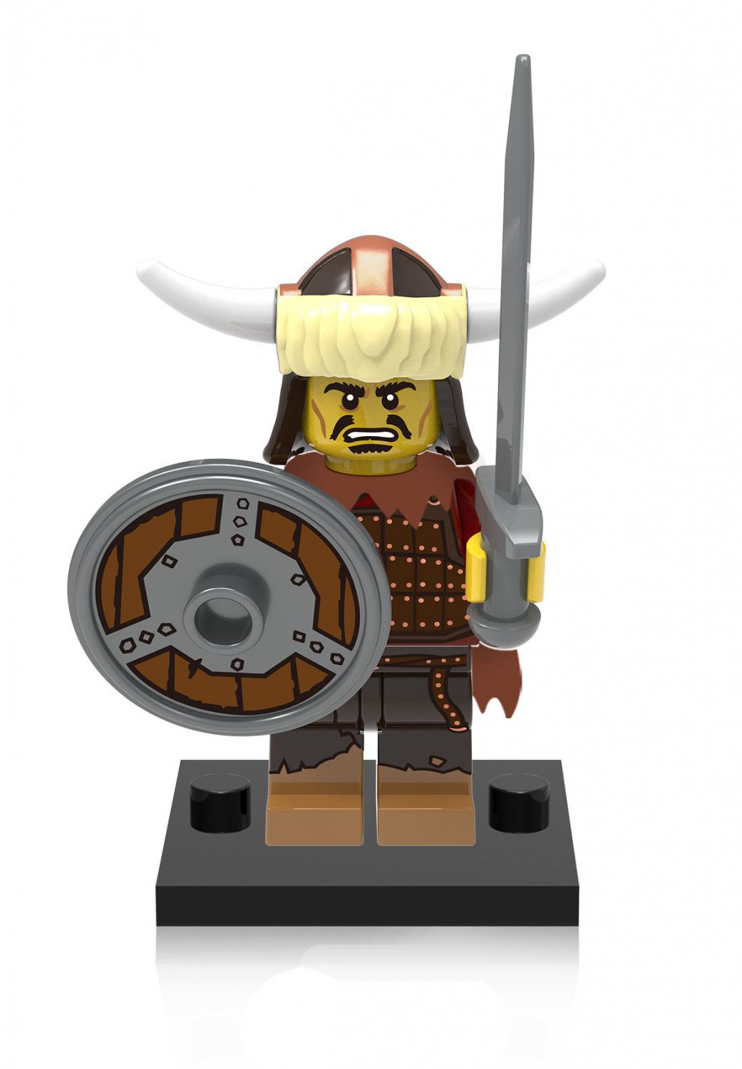 Hun Warrior Minifigures Lego Compatible Medieval Soldier