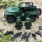 United States Army Jeep Soldiers Minifigures Lego Compatible WW2 Army