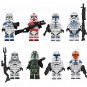 Clone Troopers Coruscant Guards Old Republic Commander Gree Minifigures Lego Compatible Star Wars