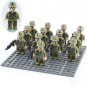 Camouflage D-boy Commando Minifigures Lego Compatible Military Specia Force Set
