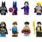 Power Girl Big Barda Batman Rocky Minifigures Lego Compatible Movie TV Set