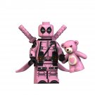 Deadpool Pink Bear Minifigures Lego Compatible X-Men movie Minifigure