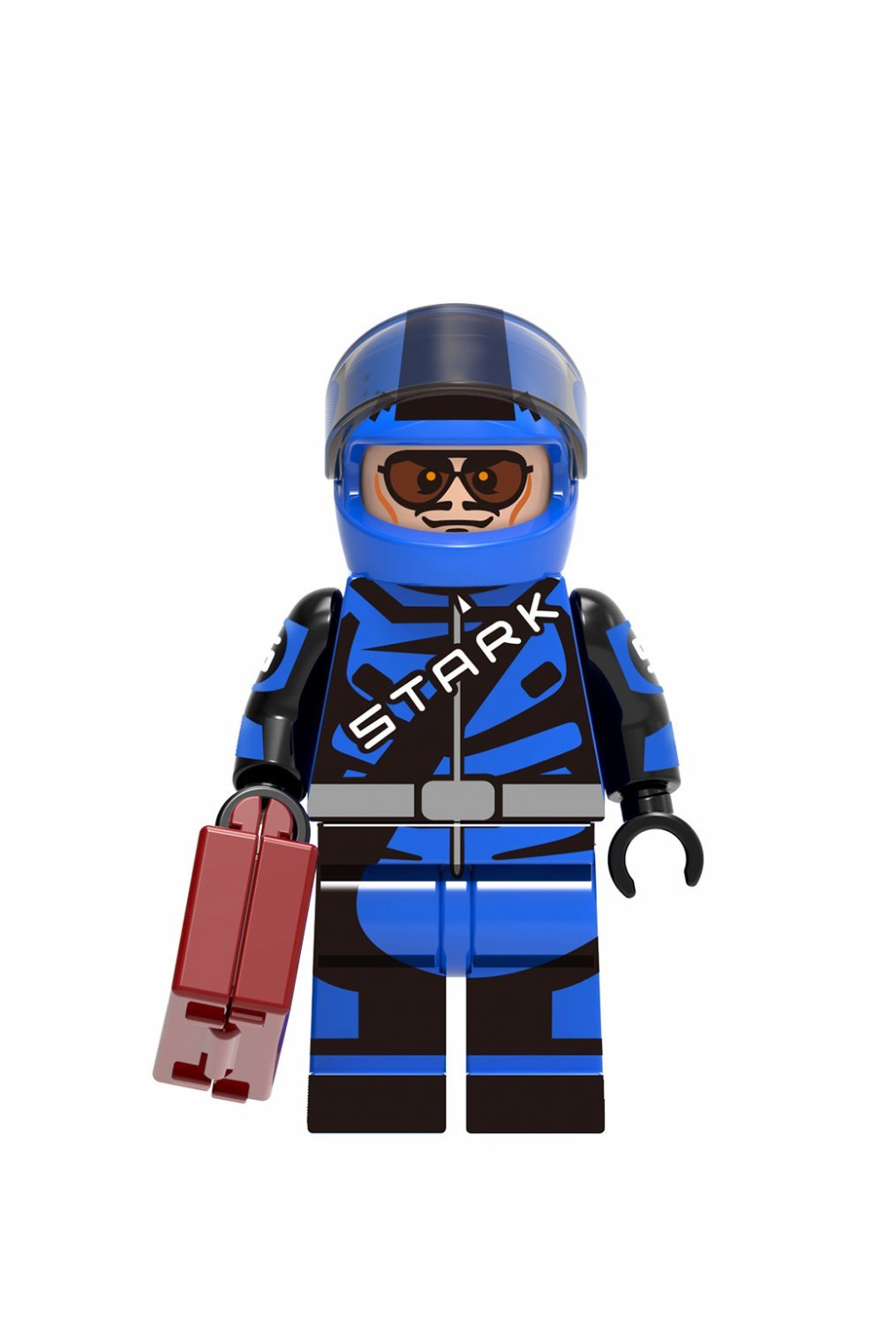 Racing Iron Man Minifigures Lego Compatible Iron Man 2 movie Minifigure