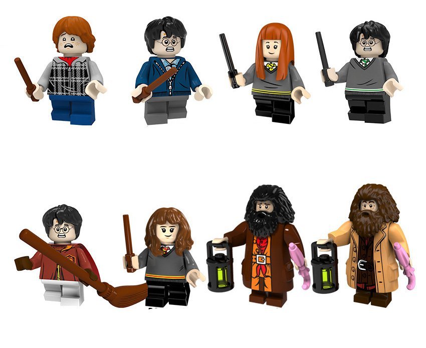 Ron Weasley Rubeus Hagrid Harry Potter Minifigures Lego Compatible Harry Potter set
