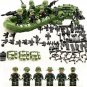 Camouflage Rubber Boats Commando Minifigures Lego Compatible Military Set